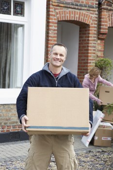 Man and van vehicle ready for a Greenwich home move