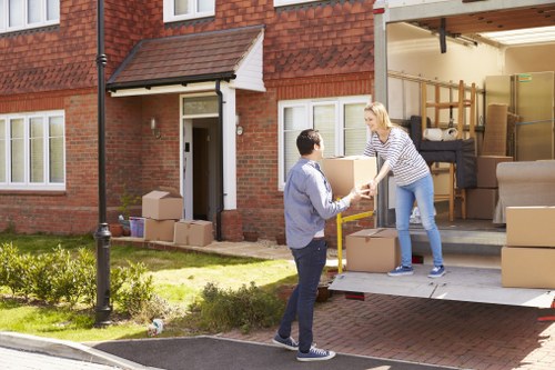 Man with van service helping with a local move in Greenwich
