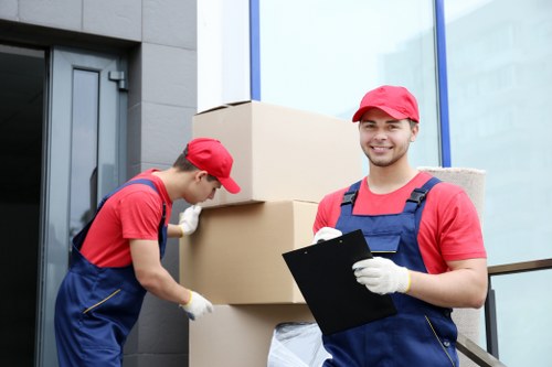Careful handling of office furniture during a Greenwich relocation