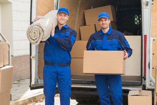Local movers preparing for a Greenwich home relocation