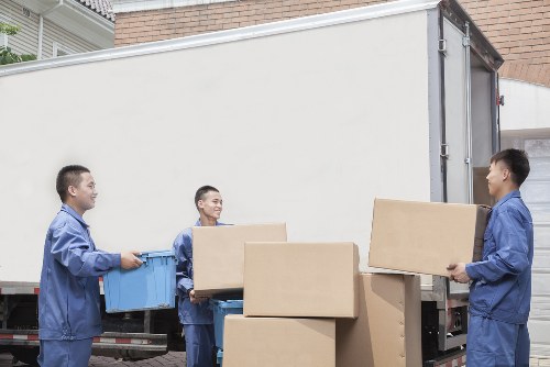 Waste collection and disposal compliance for a moving service