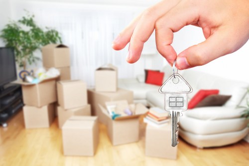 Customer concern being logged for a Greenwich man and van job